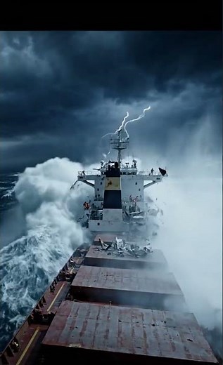 ULTIMATE 4K IMMERSION Slow Mo Ocean Storm Visual Spectacle #CinematicStorm