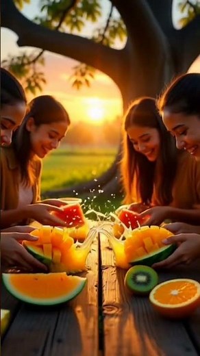 Colors of Nature | Friendship, Fruits & The Sweet Taste of Life 🍉🍊 | Cinematic Village Story