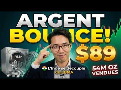 Argent à $89 : EMA repart de 150, Inde se découple, 54M oz vendues