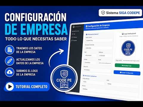 FOLLOW #07 | Company Setup 🏢 Upload Logo + Details | AdminLTE 4