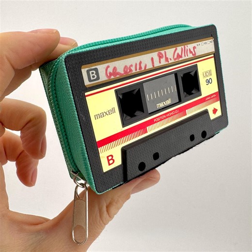Cassette Wallet – Handmade Upcycled Coin & Cash Holder, Eco Gift - Etsy