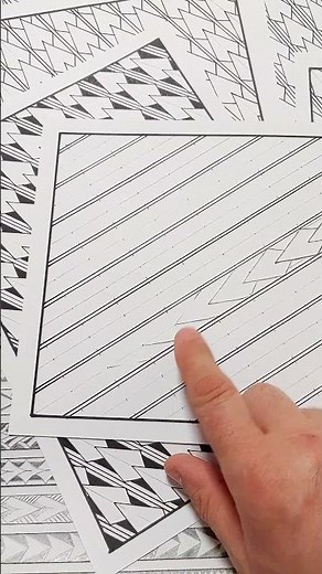 Learn How to Draw Simple Polynesian Ornament Patterns.