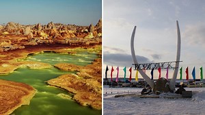 Världens fem varmaste och fem kallaste platser