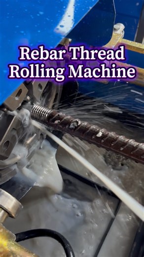 High-efficiency rebar thread rolling machine! It has been recognized in many projects in Indonesia.