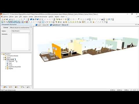 Instalación de luminarias en diferentes locales interiores, utilizando el DIALux 4.13.