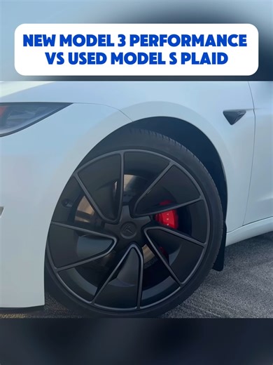 New Model 3 Performance vs Used Model S Plaid#fyp #foruyou #tesla #model
