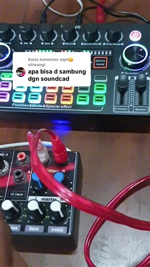 Membalas @sigit😋siliwangi Mixer Audio Rakitan Profesional Buat kamu yang sering live, cover lagu, atau recording di rumah — mixer ini bisa jadi solusi simpel & terjangkau! Punya 2 input mic   aux   kontrol volume, bass & treble, semua bisa kamu atur dengan fleksibel. Cocok untuk: 🎙️ karaoke/Dengarkan musik 🎧 Podcast & karaoke 🔊 Sound system rumahan ➕ USB powered ➕ Output L/R stereo ➕ Kontrol lengkap: Volume, Bass, Treble #MixerAudioRakitan #MixerAudioRumahan #MixerMicUSB #MixerUntukLiveTikTo