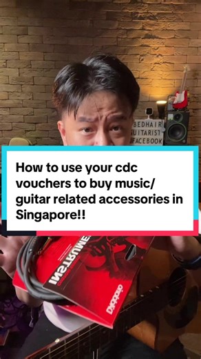 Buying Guitar Accessories with CDC Vouchers in Singapore