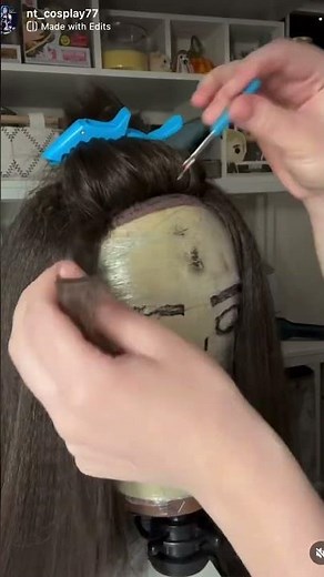 Part 1 of how I made my JJK Choso helmet wig! #jjk #choso #cosplay