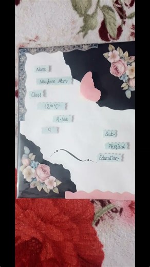 Aesthetic file decoration idea......