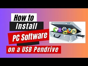 How to Install PC Software on a USB Pendrive | Portable Apps