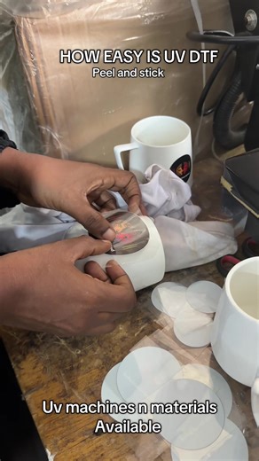 UV Stickers Machines and Materials Available