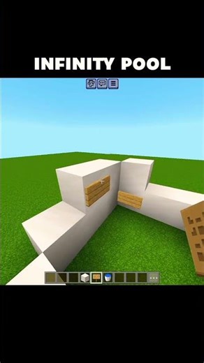 INFINITY POOL 🥀 #minecraft #shorts