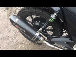 Lexmoto Assault 125 Lextek carbon exhaust