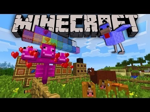 Minecraft 2.0 Snapshot: Exploding Horses, Dyed Glass, Diamond Chicken, Coal Block, Pink Wither