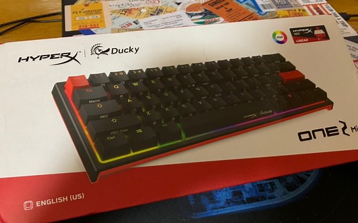 金士顿hyperx联名吉利鸭ducky？one2 mini开箱上手