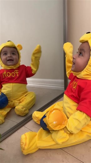Elian's Winnie Pooh Costume for Halloween 2023