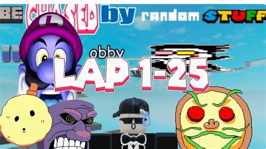 修饰符Laps(Lap mode)超详细追逐者描述及躲避方法＋1-25lap全流程［be chased by random stuff in an obby］