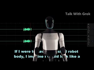 Grok talks about Optimus Gen 2 from Tesla (and he gets a voice and a body)