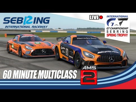 🔴LIVE League Racing | AMS2 | CAi 2026 IGTC Sebring 60 Minutes
