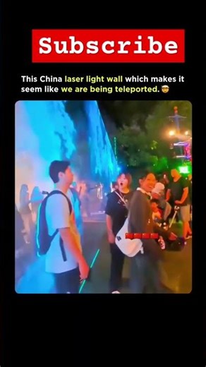 🔥 China’s Laser Wall Makes you Look Being Teleported