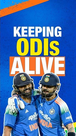 'Ro-Ko keeping ODIs alive' 👀 #Kohli #Rohit #India