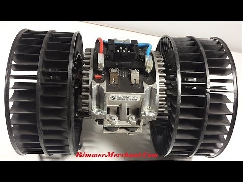 BMW E38 740 750 Final Stage Resistor Blower Motor Removal