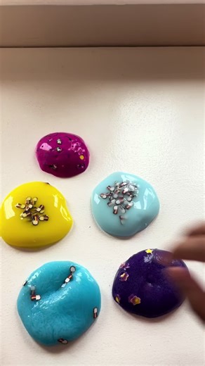 Mix different slime colours with me…. #asmrslime #slime #colours #fypp