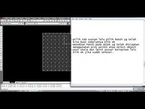 Cara Membuat Pola Hatch Sendiri di Autocad