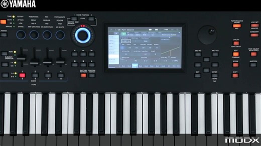 雅马哈合成器MODX6+/MODX7+/MODX8+可分配开关设定