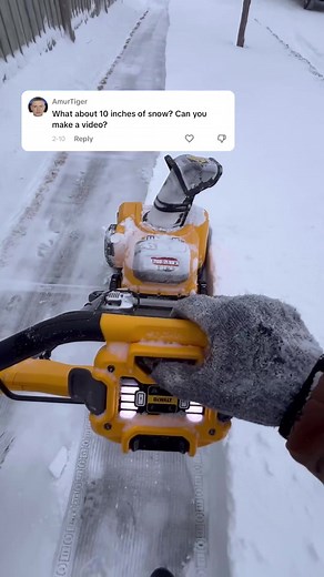 Dewalt Snowblower Real World Performance in Heavy Snow