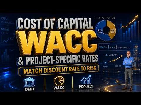 Cost of Capital, WACC, and Project-Specific Discount Rates