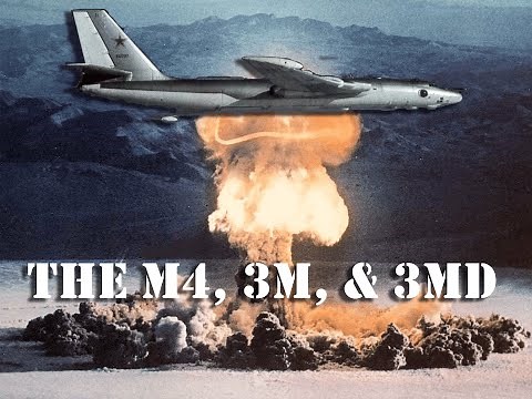 The first soviet heavy jet bomber! the M4, 3M, and 3MD.