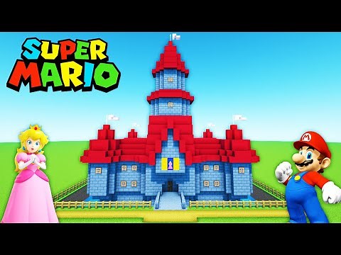 Minecraft Tutorial: How To Make Princess Peaches Castle "The Super Mario Bros. Movie"
