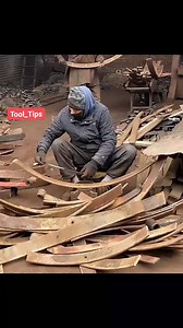 Amazing Process of Manufacturing Chaff Cutter Blades from Old Leaf Springs #metalart #recycling | Tool_Tips