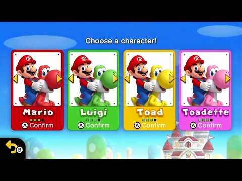 New Super Mario Bros. U: 3 Players | These Were Very Hard Levels!