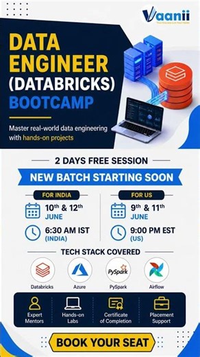 🚀 *FREE 2-Day Databricks Bootcamp* 🚀