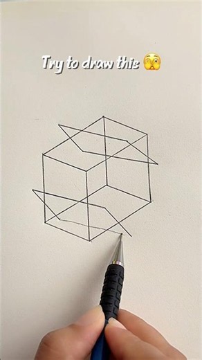 How to draw 3D Cube🧊✨#shorts #art #drawing #youtubeshorts