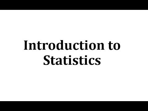 Introduction to Statistics