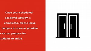 Once your scheduled academic activity is completed, please leave campus as soon as possible so we can prepare for other students to arrive.    More FAQs: https://bit.ly/2C280xE | Seneca Polytechnic | Facebook