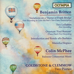 Benjamin Britten, Colin McPhee, Goldstone & Clemmow - Works For Two Pianos