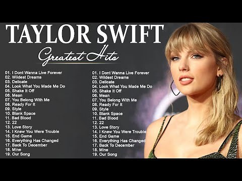 Taylor Swift テイラースウィフト 人気曲 メドレー ♥ || Taylor Swift Greatest Hits 2022 ♫♫