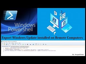 Get Windows Updates list from Remote Computer