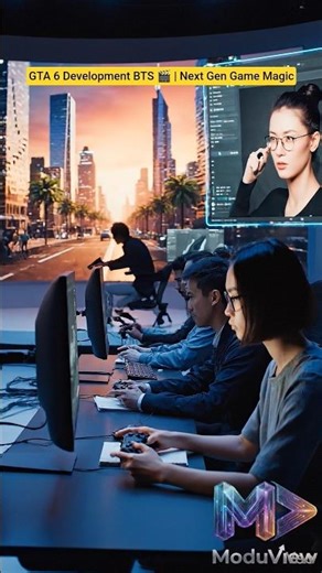 GTA 6 Development BTS 🎬 | Next Gen Game Magic 🪄 #shorts