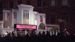 Film festival kicks off in Louvre courtyard in Paris