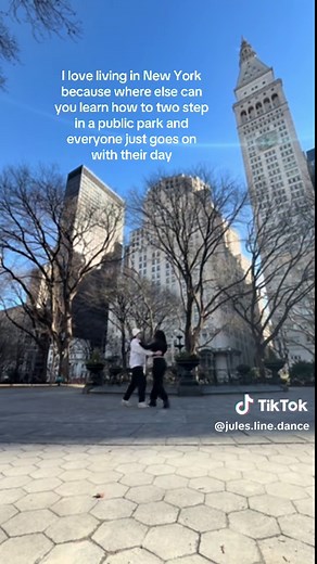 Enjoying Country Two-Step Dance in NYC's Parks