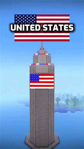 Huge Cobblestone Tower of United States Of America...🔥(RIP Granny)