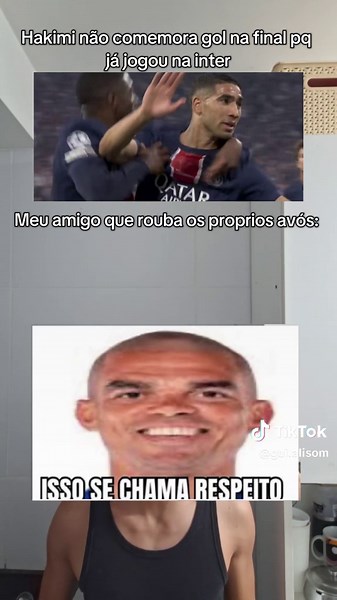 me segue aí #hakimi #psg #championsleague