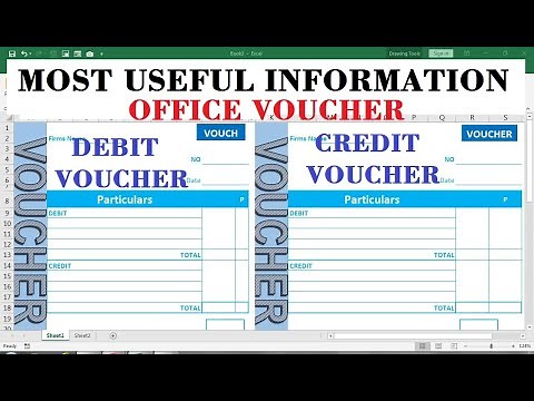 how to make payment voucher in excel | make voucher in office