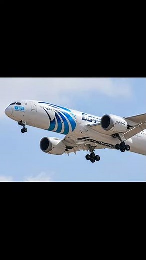 Planespotting at Cairo International Airport - Egyptair Boeing 787-9 Lanfing at Cairo Airport!